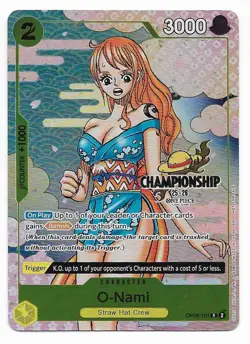 O-Nami (CS 25-26 Event Pack) OP06-101 One Piece Promotion Cards Foil - Image 1