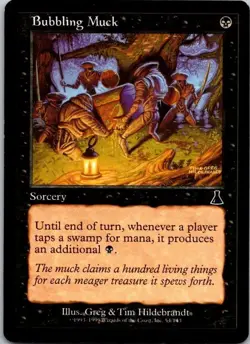 MTG Magic The Gathering Bubbling Muck Prophecy Played See Scan S - Image 1