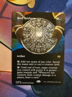 MTG Herd Heirloom (Borderless) x1 Near Mint from Tarkir: Dragonstorm - Image 1