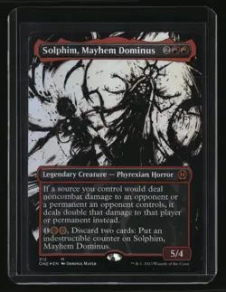 Phyrexia: All Will Be One Solphim, Mayhem Dominus (Showcase) Foil - Image 1