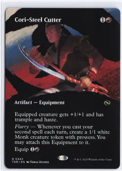 Cori-Steel Cutter (Borderless) R Tarkir: Dragonstorm 343 NM - Image 1