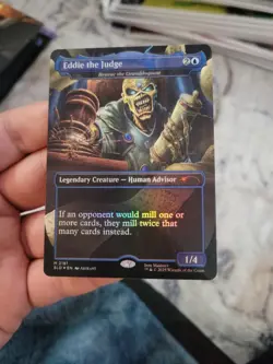 Secret Lair Mtg Eddie The Judge Foil - Image 1