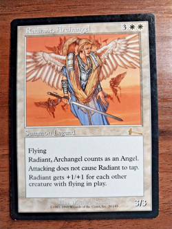 1x Radiant, Archangel - LP/MP - Urza's Legacy - SPARROW MAGIC mtg - Image 1