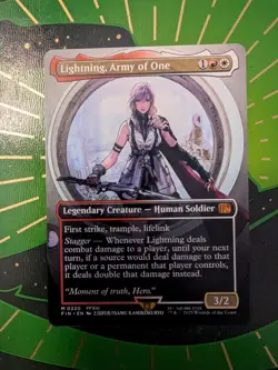 Lightning, Army of One (0320) (Borderless) Final Fantasy Regular - Image 1