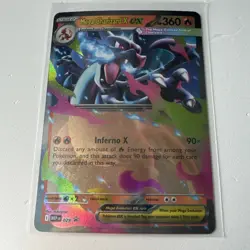Pokemon: Mega Charizard X ex Ascended Heroes 029 Black Star Promo Full Art Holo - Image 1
