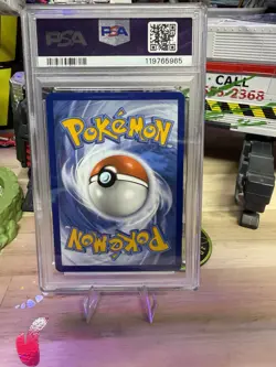 2023 Pokemon OBF Illustration Rare #204 Houndour PSA 9 - Image 2
