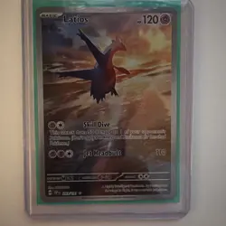 Latios #203/191 Surging Sparks Illustration Rare Pokemon Card Near Mint - Image 2
