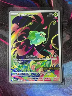 Bulbasaur Illustration Rare Stamped Promo 133/132 Pokemon TCG NM+ - Image 1