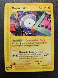 Pokemon Aquapolis Magnemite 91/147 NEAR MINT - Image 1