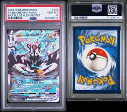 Pokemon Rapid Strike Urshifu VMAX 170/163 Battle Styles Secret Holo PSA 10 - Image 3