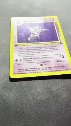 HAUNTER 6/62 Rare 1999 vintage Fossil Holo 1ST EDITION Pokemon - Image 2