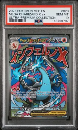 Pokemon MEGA CHARIZARD X Ex 023 Ultra-Premium Collection Promo 🔥 PSA 10 🔥 - Image 1