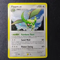 Pokemon TCG Flygon 5/111 Rising Rivals Holo Rare Swirl NM - Image 1