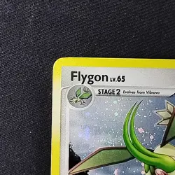 Pokemon TCG Flygon 5/111 Rising Rivals Holo Rare Swirl NM - Image 2