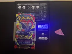 22.44g VERY HEAVY Phantasmal Flames Pokemon Sealed Booster Pack New SIR/HRU - Image 1