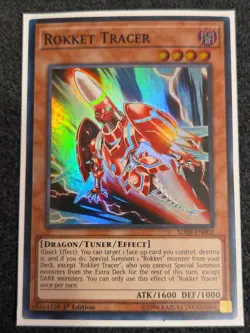 Rokket Tracer Super Rare Structure Deck: Rokket Revolt SDRR-EN002 LP - Image 1