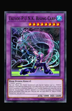 Yu-Gi-Oh! Ukiyoe-P.U.N.K. Rising Carp BLMM-EN079 Ultra Rare 1st Ed NM PUNK - Image 5