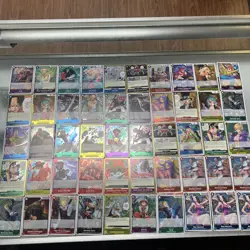 Mixed Lot Of 50 One Piece Trading Cards Foil Cards All Pack Fresh Near Mint - Image 1