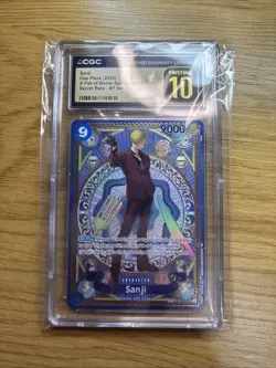 One Piece TCG CCG Sanji OP06-119 SEC SP CGC Pristine 10 - Image 1