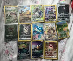 Pokemon TCG Illustration 13 Card Lot, Near Mint Condition, Ungraded - Image 1