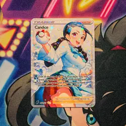 Candice Full Art Pokemon Goddess Story Custom Trading Card Anime Waifu Holofoil - Image 4