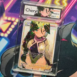 Cheryl Full Art Pokemon Goddess Story Custom Trading Card Anime Waifu Holofoil - Image 5