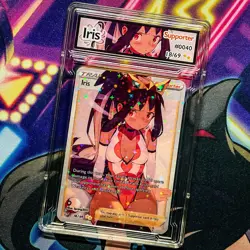 Iris Full Art Pokemon Goddess Story Custom Trading Card Anime Waifu Holofoil - Image 5