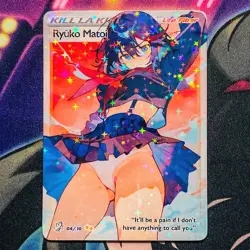 Ryuko Matoi Kill la Kill Full Art Custom Goddess Story Card Anime Waifu Holofoil - Image 1