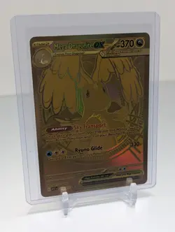 Pokemon TCG Mega Golden Dragonite ex 295/217 ASC Full Art Holo EX Dragon Card - Image 2