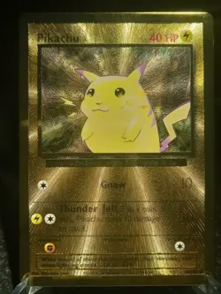 Pokemon TCG Celebrations Pikachu Gold Metal Card 58/102 - Image 1