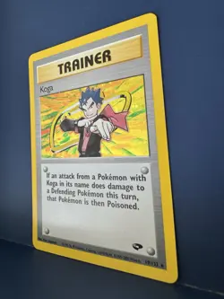 Pokemon TCG Koga Gym Challenge Vintage Holo Card 19/132 NM - Image 4