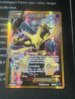 Pokemon Alakazam EX Card Secret Rare, XY Fates Collide, 125/124, LP/NM Condition - Image 1