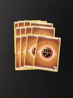 12x Fighting Energy Pokemon League Prize Pack Series 3 Card NM Pack Fresh B - Image 1