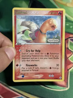Torkoal 27/92 Ex Legend Maker Reverse Holo Foil Rare Stamped Pokemon Card - Image 3
