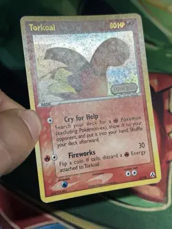 Torkoal 27/92 Ex Legend Maker Reverse Holo Foil Rare Stamped Pokemon Card - Image 4