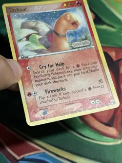 Torkoal 27/92 Ex Legend Maker Reverse Holo Foil Rare Stamped Pokemon Card - Image 5
