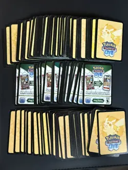 Pokemon TCG Online Code Cards - 300 Bulk Codes - Never Used - New - Image 1