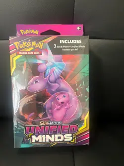 Pokemon Sun and Moon Unified Minds Booster Card Pack - Pack of 3 820650809569 - Image 1