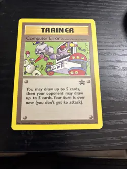 Computer Error #16 - Black Star Promo - WoTC Pokemon Card Vintage LP NM S31 - Image 1