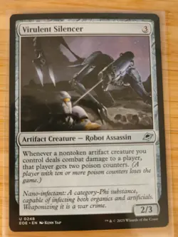 MTG Virulent Silencer 0248 Edge of Eternities M/NM Free UK P&P - Image 1