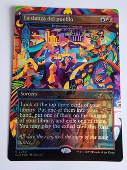 MTG La danza del pueblo - Expressive Iteration - Rainbow Foil, Secret Lair Drop - Image 1