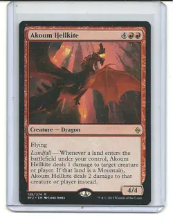 Akoum Hellkite - Battle for Zendikar - Magic the Gathering - Image 1