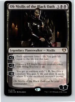 Magic the Gathering Ob Nixilis of the Black Oath Commander Masters MTG Free Ship - Image 1