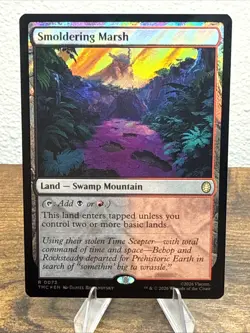 Smoldering Marsh (Surge Foil) 73 MTG Commander Teenage Mutant Ninja Turtles TMC - Image 1