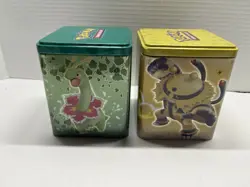 Lot (2) 2023 Pokemon TCG Stacking Tins (TINS ONLY) - Image 5
