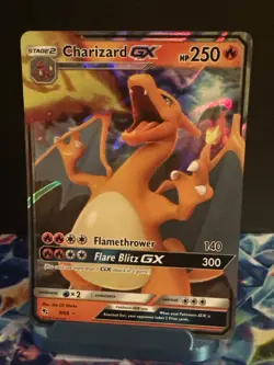 Charizard GX Lightly Played 9/68 Hidden Fates Holo Pokemon TCG - Image 1