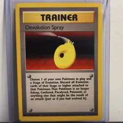 Pokemon TCG - DEVOLUTION SPRAY - #72 - RARE - UNLIMITED - BASE SET 1999 - MP/LP - Image 1