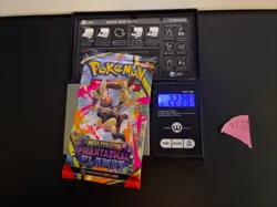 22.39g VERY HEAVY Phantasmal Flames Pokemon Sealed Booster Pack New SIR/HRU - Image 1
