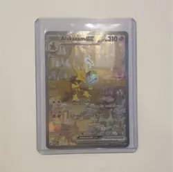 Pokemon Alakazam ex 201/165 Scarlet & Violet 151 Full Art Holo 310 HP Rare - Image 1