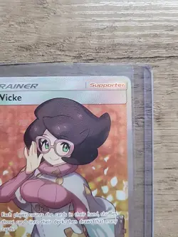 Pokemon Burning Shadows Wicke Holo Full Art Ultra Rare 147/147 NM - Image 4